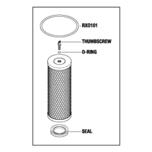 OIL MIST FILTER CARTRIDGE FOR VACUUM PUMP ASSEMBLY by Advanced Sterilization Products (ASP) (Fortive Corp)