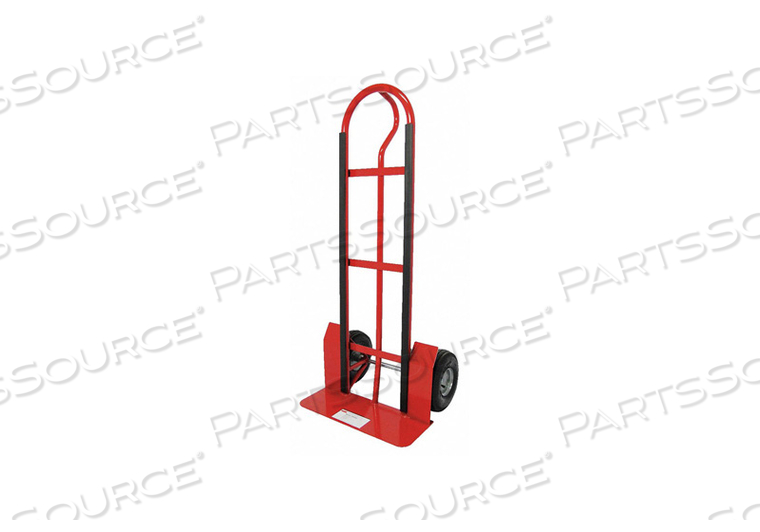 NONMARRING STEEL GENERAL PURPOSE HAND TRUCK, LOAD CAPACITY 600 LB, OVERALL DEPTH 18 IN, OVERALL HEIGHT 52 IN, OVERALL WIDTH 22 IN, NOSE PLAT by DAYTON ELECTRIC MANUFACTURING CO NONMARRING STEEL GENERAL PURPOSE HAND TRUCK, LOAD CAPACITY 600 LB, OVERALL DEPTH 18 IN, OVERALL HEIGHT 52 IN, OVERALL WIDTH 22 IN, NOSE PLAT by DAYTON ELECTRIC MANUFACTURING CO