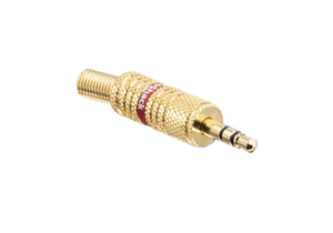 STEREO PLUG, 1/8 IN, GOLD PLATED by RadioShack