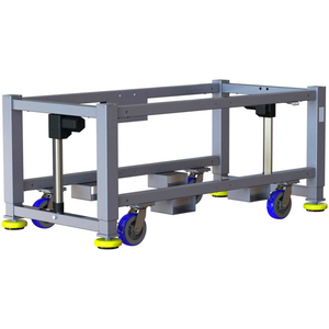 84"W X 30"D MACHINE BASE - 1200LB CAPACITY - GRAY by Built International, Inc.