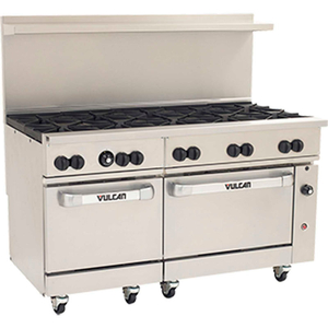 ENDURANCE RANGE, 2 STANDARD OVENS, PROPANE, S/S, 10 BURNERS by Vulcan Restaurant Equipment