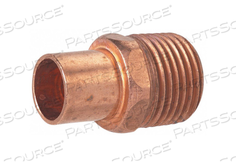 ADAPTER WROT COPPER 1/2 TUBE FTGXMNPT by Mueller Industries