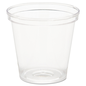 COMET PLASTIC PORTION/SHOT GLASS, 1 OZ, CLEAR, 50/PACK, 50 PACKS/CARTON by WNA