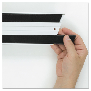 HOOK AND LOOP REPLACEMENT STRIPS, 1.1" X 18", BLACK by Rubbermaid Medical Division HOOK AND LOOP REPLACEMENT STRIPS, 1.1" X 18", BLACK by Rubbermaid Medical Division