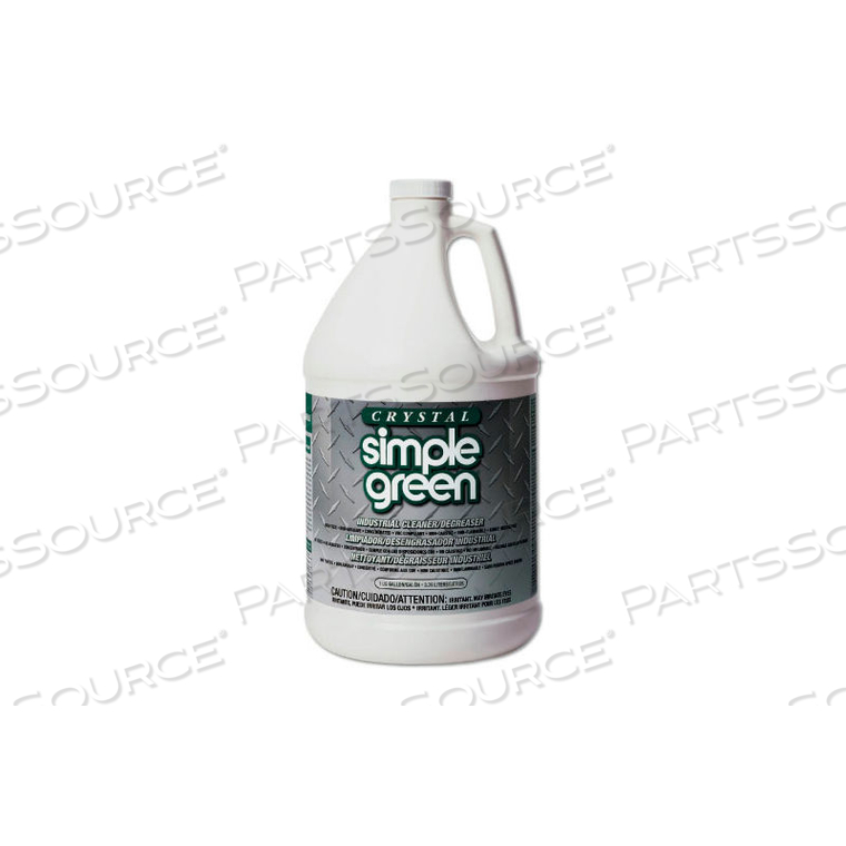 CRYSTAL INDUSTRIAL CLEANER AND DEGREASER, GALLON BOTTLE, 6 BOTTLES - 19128 by Simple Green