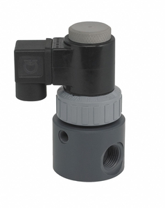 VALVE PP 2WAY/2POSITION NORMALLY CLOSED by Plast-O-Matic
