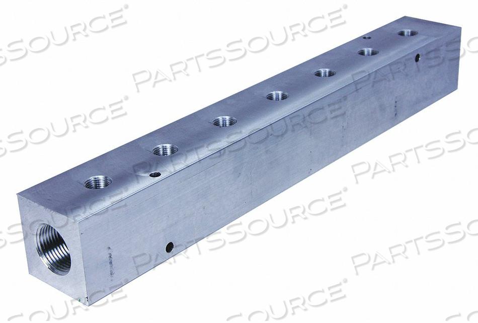 MANIFOLD ALUMINUM 7 OUTLETS 16-1/2 L by Pneumadyne