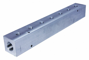 MANIFOLD ALUMINUM 7 OUTLETS 16-1/2 L by Pneumadyne