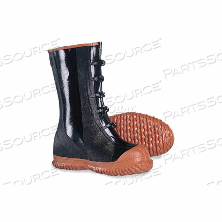 COMFITWEAR 5-BUCKLE BOOTS, SIZE 10, RUBBER, BLACK, 1-PAIR by Hygrade Safety Supplies COMFITWEAR 5-BUCKLE BOOTS, SIZE 10, RUBBER, BLACK, 1-PAIR by Hygrade Safety Supplies