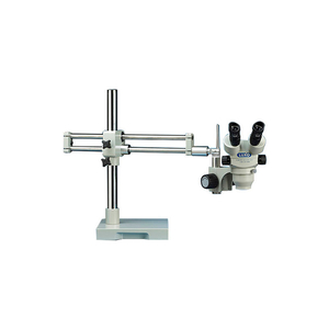 LX MICROSCOPES BY UNITRON SYSTEM 273 BINOCULAR MICROSCOPE, DUAL BOOM STAND, 7X-45X by Unitron