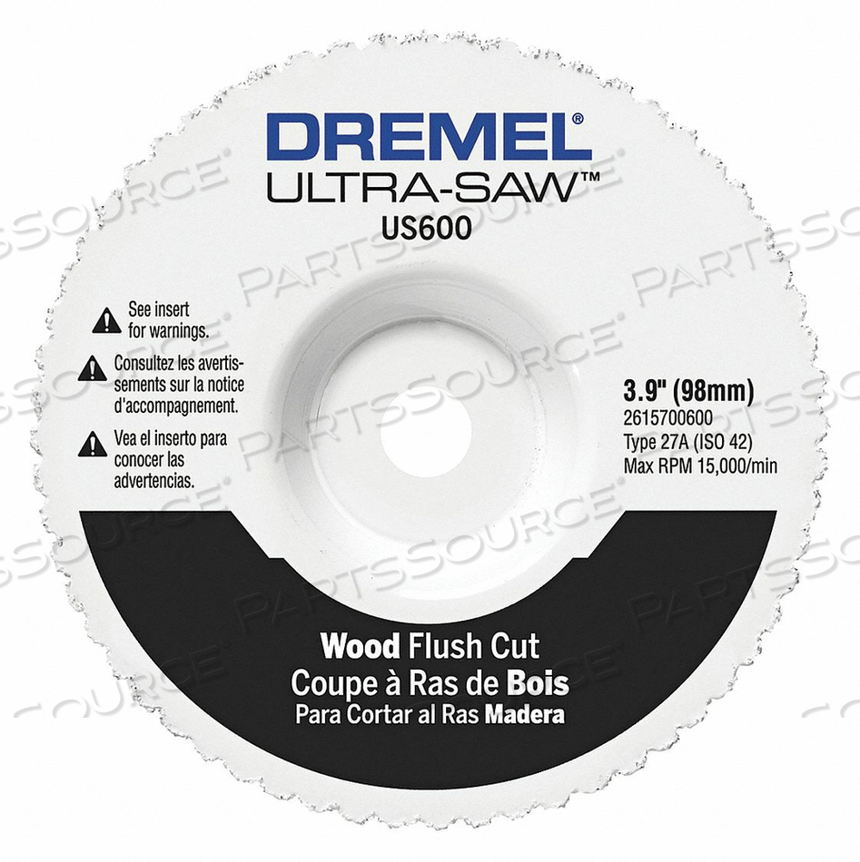 FLUSH CUT WHEEL CARBIDE 4 IN DIA. by Dremel FLUSH CUT WHEEL CARBIDE 4 IN DIA. by Dremel