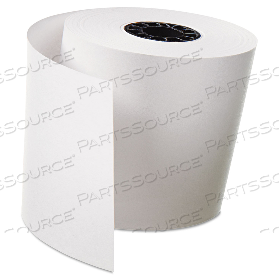 IMPACT BOND PAPER ROLLS, 3" X 85 FT, WHITE by Iconex