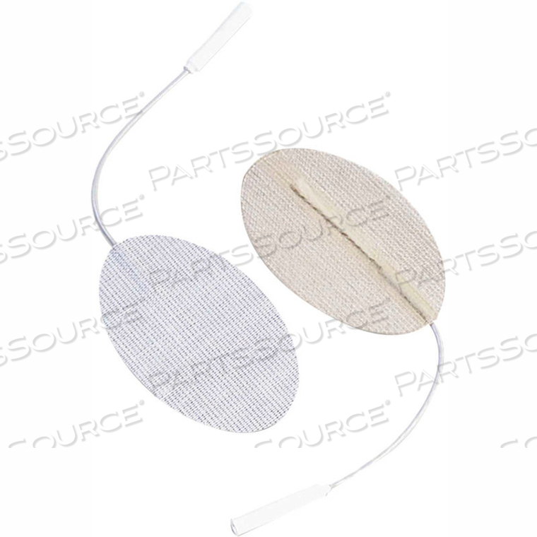DURA-STICK PREMIUM ELECTRODES, 3" X 5" OVAL, STAINLESS STEEL MESH, 20/CASE by Fabrication Enterprises