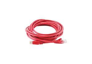 ETHERNET PATCH CABLE, RED, RJ-45 PLUG, RJ-45 PLUG, CAT5E, 14 FT by Newark / Element 14