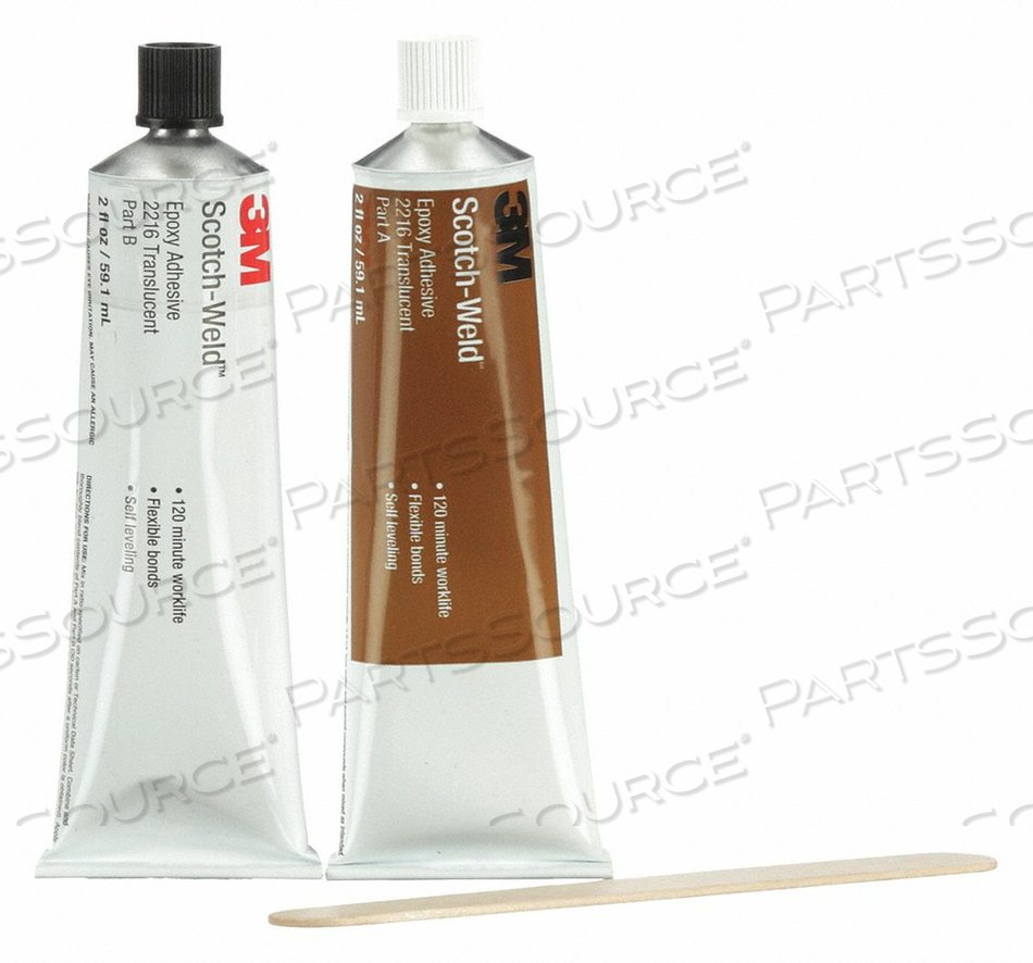 EPOXY ADHESIVE KIT 2 OZ TRANSLUCENT PK6 by 3M Consumer EPOXY ADHESIVE KIT 2 OZ TRANSLUCENT PK6 by 3M Consumer