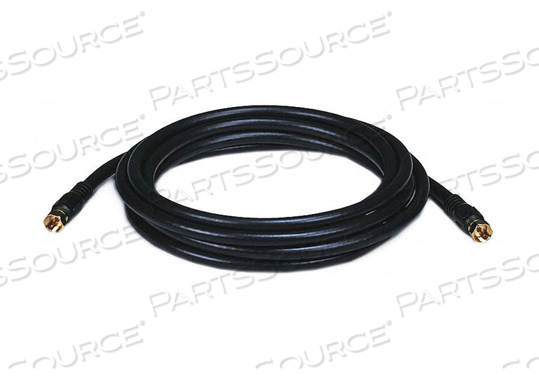 COAXIAL CABLE RG-6 10 FT. BLACK by Monoprice, Inc.