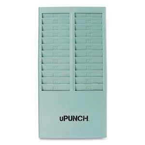 TIME CARD RACK, 24 POCKETS, GRAY by uPunch