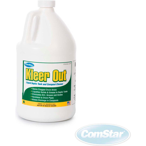 KLEER-OUT SEPTIC TANK & CESSPOOL CLEANER, GALLON BOTTLE, 4 BOTTLES by Comstar International Inc