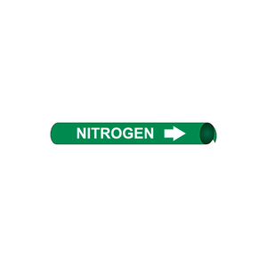 PRECOILED AND STRAP-ON PIPE MARKER - NITROGEN by National Marker Company