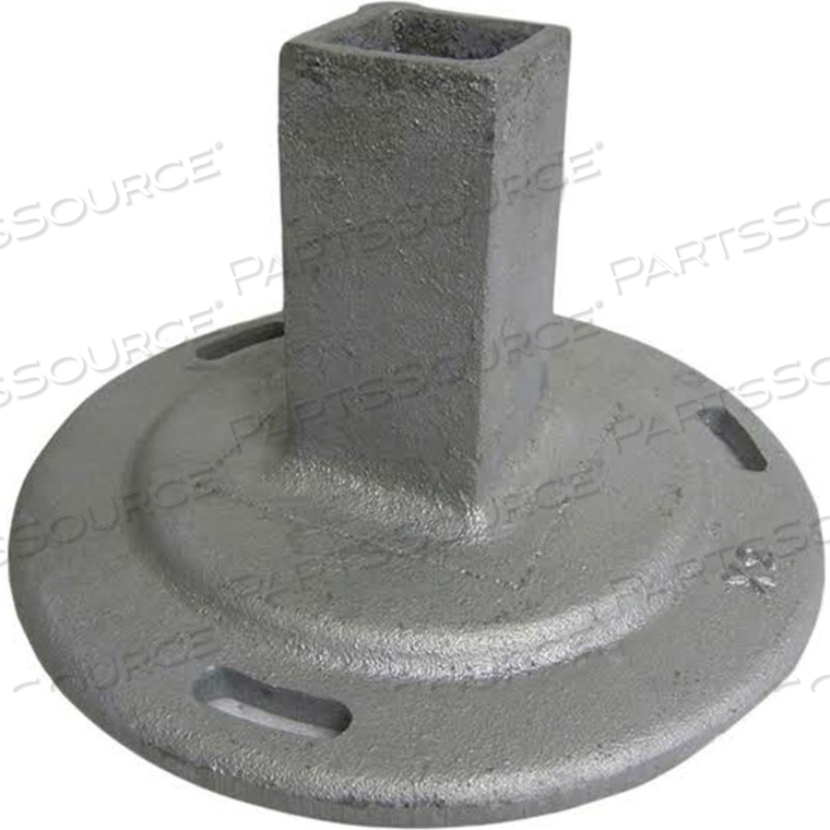 CAST IRON PEDESTAL POST BASE 