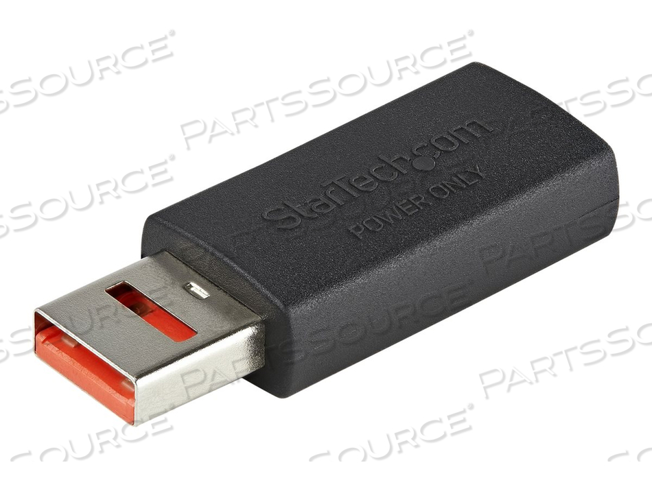 SECURE CHARGING USB DATA BLOCKER ADAPTER, MALE TO FEMALE USB-A CHARGE-ONLY ADAPTER, NO-DATA CHARGE/POWER-ONLY ADAPTER FOR PHONE/TABLET, DATA by StarTech.com Ltd. SECURE CHARGING USB DATA BLOCKER ADAPTER, MALE TO FEMALE USB-A CHARGE-ONLY ADAPTER, NO-DATA CHARGE/POWER-ONLY ADAPTER FOR PHONE/TABLET, DATA by StarTech.com Ltd.