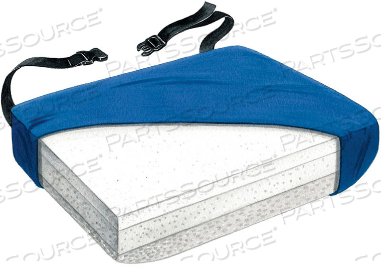 TRI-FOAM 18" GEL-INFUSED VISCO SLING SEAT CUSHION W/LSII COVER by Skil-Care Corporation