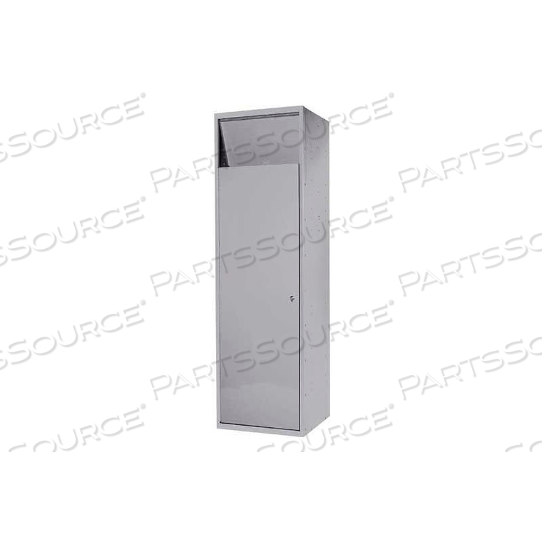 MAXI LAUNDRY LOCKUP LOCKER, 23-15/16"WX 21-7/16"DX80-13/16"W, GRAY, ASSEMBLED by Penco Products MAXI LAUNDRY LOCKUP LOCKER, 23-15/16"WX 21-7/16"DX80-13/16"W, GRAY, ASSEMBLED by Penco Products