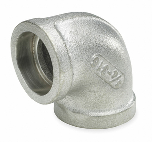 90° ELBOW, 304 STAINLESS STEEL, 3/8 IN X 3/8 IN FITTING PIPE SIZE, FEMALE X FEMALE, CLASS 3000 by Smith-Cooper 90° ELBOW, 304 STAINLESS STEEL, 3/8 IN X 3/8 IN FITTING PIPE SIZE, FEMALE X FEMALE, CLASS 3000 by Smith-Cooper