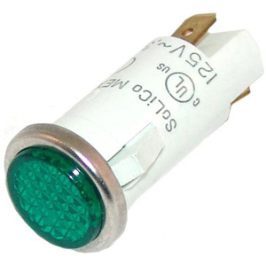 SIGNAL LIGHT 1/2" GREEN 125V by Bloomfield