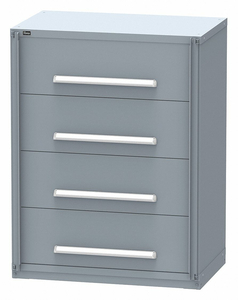 WEAPON STORAGE CABINET 4 DRAWERS 59 H by Stanley Vidmar