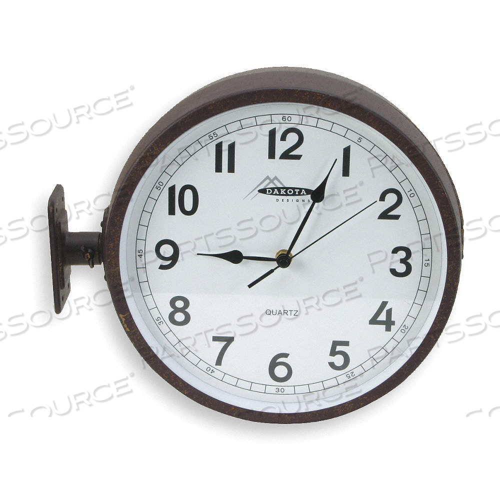 ANALOG CLOCK, MANUAL, QUARTZ MOVEMENT, 10 IN DIA, METAL, BATTERY by Approved Vendor ANALOG CLOCK, MANUAL, QUARTZ MOVEMENT, 10 IN DIA, METAL, BATTERY by Approved Vendor