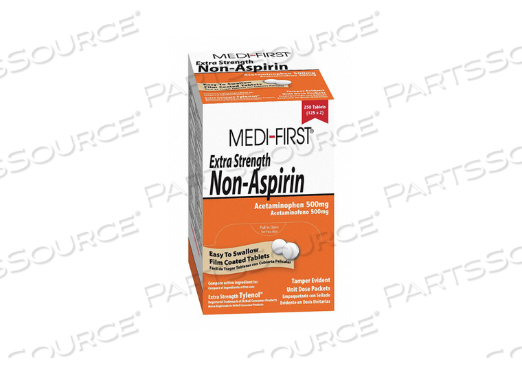 EXTRA STRENGTH PAIN RELIEF TABLET PK250 by Medi-First