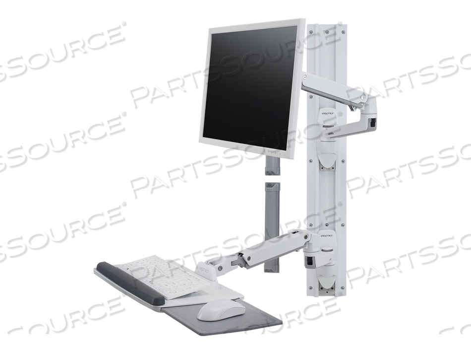 LX WALL MOUNT WHITE, NO CPU HOLDER by Ergotron, Inc. LX WALL MOUNT WHITE, NO CPU HOLDER by Ergotron, Inc.
