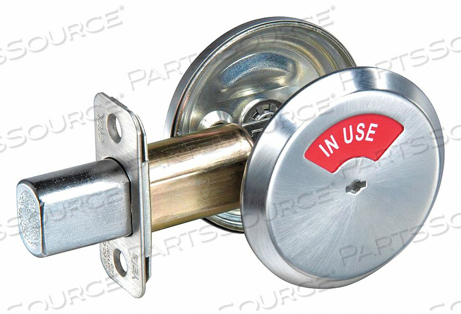 DEADBOLT W/THUMBTURN SATIN CHROME by Yale DEADBOLT W/THUMBTURN SATIN CHROME by Yale