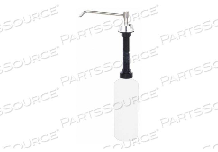 SOAP DISPENSER, COLOR SILVER, MOUNT TYPE COUNTER, PRODUCT TYPE SOAP DISPENSER, MATERIAL 304 STAINLESS STEEL, ABS PLASTIC, SERIES TOUGH GUY,  by Tough Guy