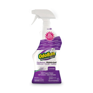 RTU ODOR ELIMINATOR AND DISINFECTANT, LAVENDER, 32 OZ SPRAY BOTTLE, 12/CARTON by Odoban