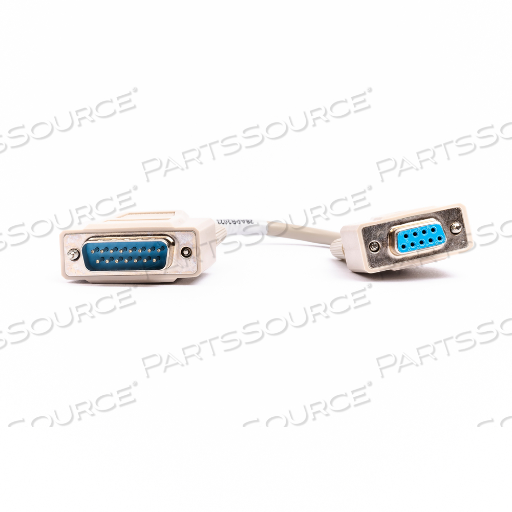 PATIENT MONITORING DEVICE SERIAL CABLE; DB15 MALE TO DB9 FEMALE 