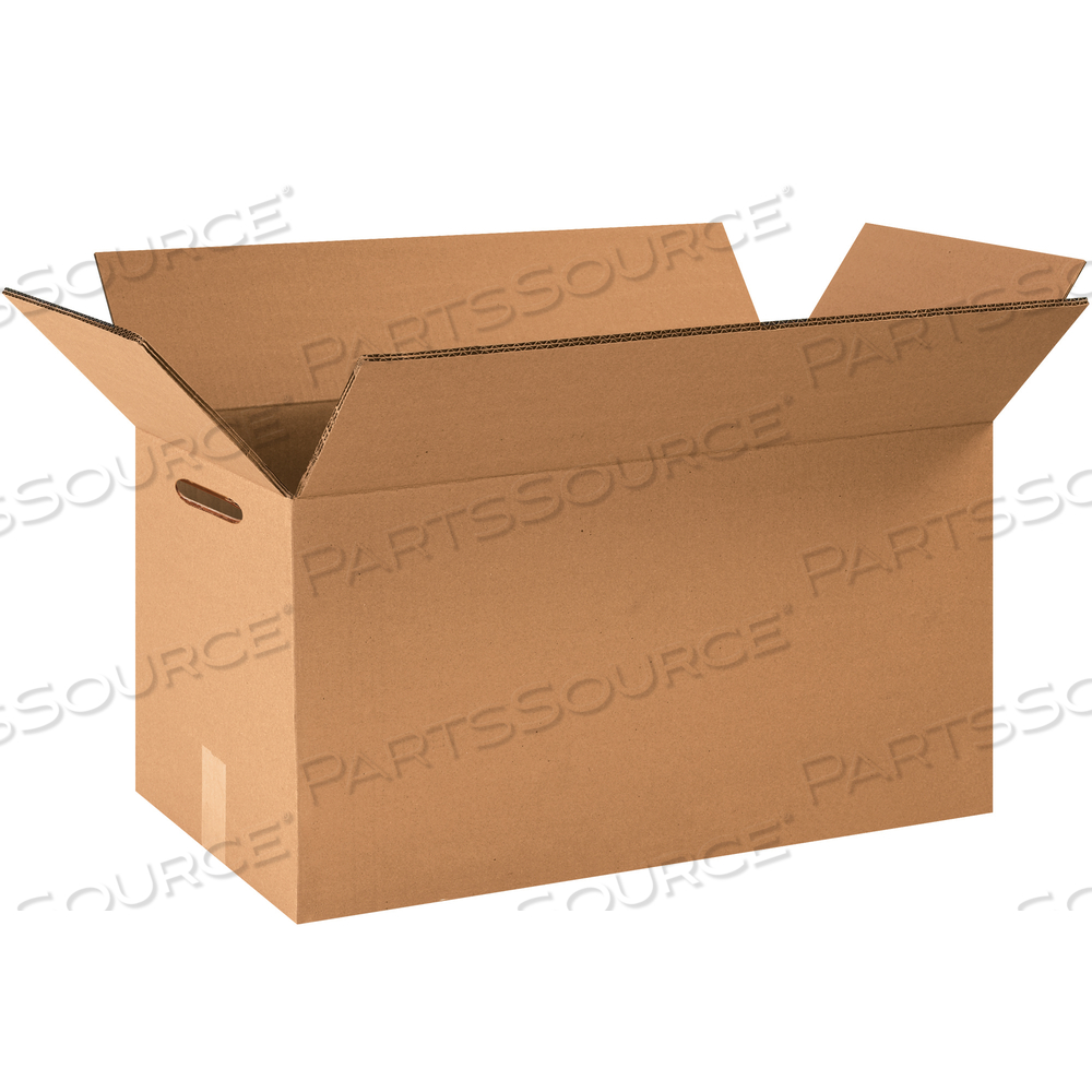 DOUBLE WALL BOXES WITH HAND HOLES, 24" X 12" X 12", KRAFT, 15/BUNDLE by BOX Partners (Box Acquisitions, LLC)