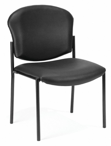 STACKING CHAIR VINYL OVERALL 21-1/4 W by OFM Inc