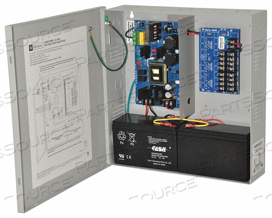 POWER SUPPLY 8PTC 12VDC OR 24VDC @ 6A by Altronix Corporation