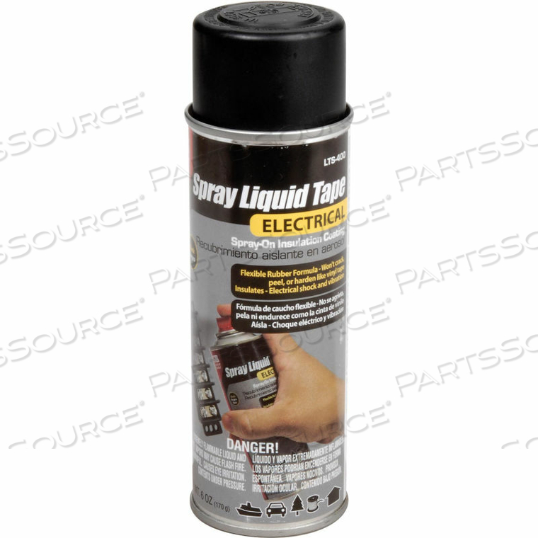 SPRAY LIQUID ELECTRICAL TAPEBLACKENGLISH/SPANISH, 6 OZ/CAN by Gardner Bender
