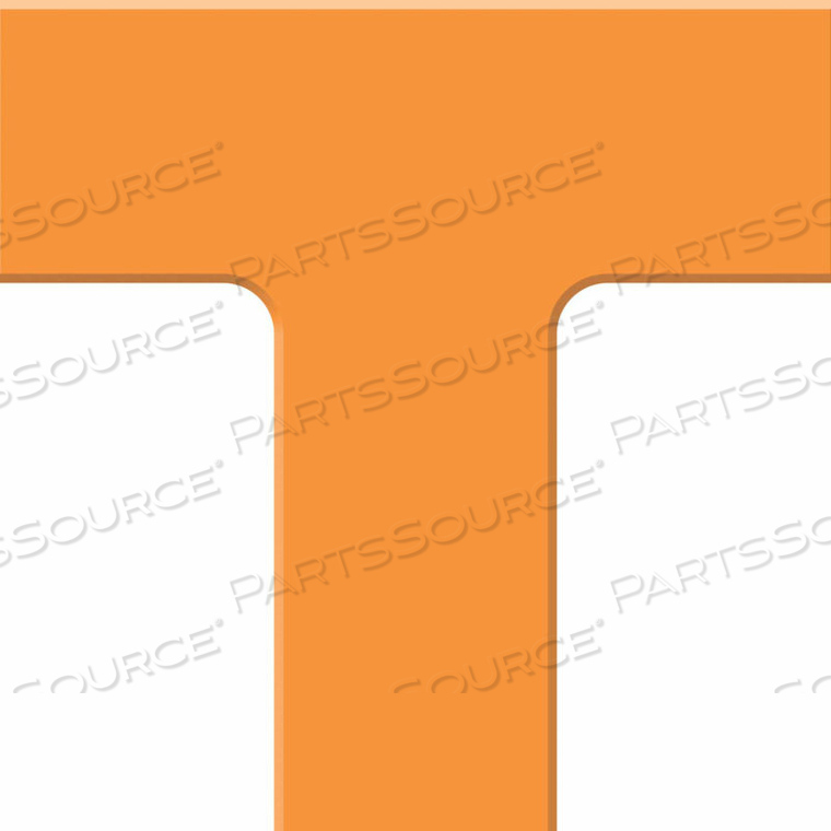 HEAVY-DUTY FLOOR MARKING SHAPE, 6"X6" T-CORNER, ORANGE by Accuform Manufacturing, Inc.