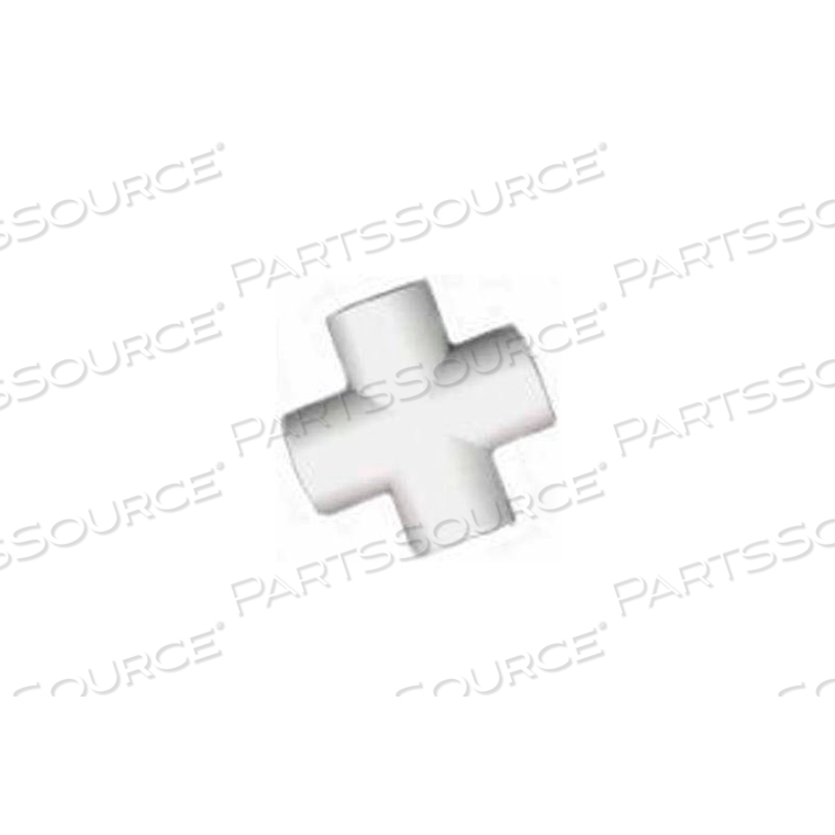 CROSS FITTING, 1-1/2"DIA., FURNITURE GRADE PVC, WHITE by Circo Innovations