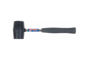 MALLET RUBBER 1 LB STEEL/RUBBER by Westward