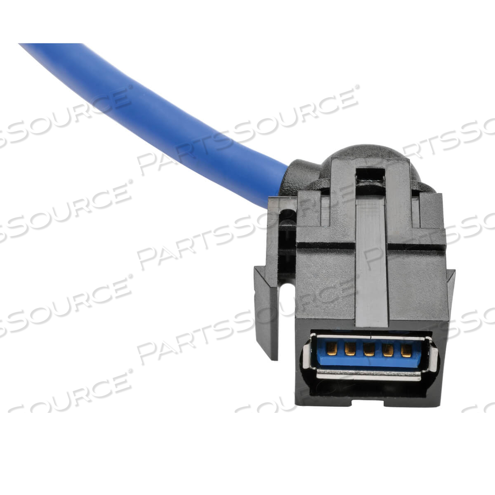 USB 3.0 SUPERSPEED KEYSTONE JACK TYPE-A EXTENSION CABLE M/F 3 FT by Tripp Lite