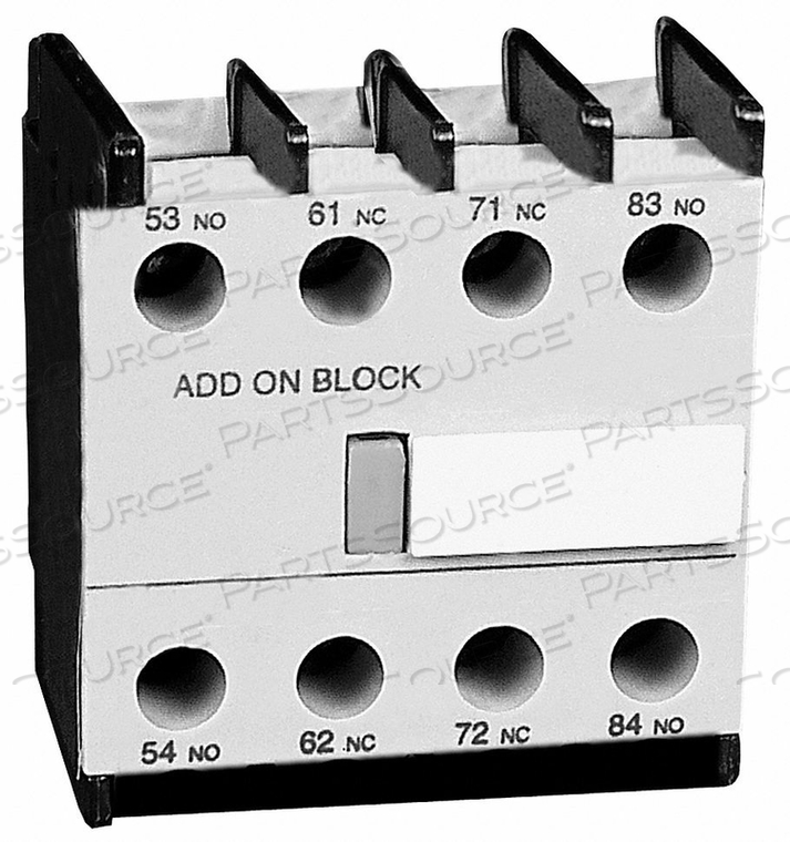 AUXILIARY CONTACT, CURRENT AC 2.5 A, NUMBER OF CONTACTS 4, MOUNTING FRONT, NUMBER OF NORMALLY OPEN CONTACTS 2, NUMBER OF NORMALLY CLOSED CON by DAYTON ELECTRIC MANUFACTURING CO