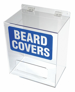 BEARD COVER DISPENSER ACRYLIC CLEAR by Condor BEARD COVER DISPENSER ACRYLIC CLEAR by Condor