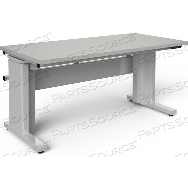 60" W X 30" D HEAVY DUTY ELECTRIC HEIGHT ADJUSTABLE WORKSTATION 