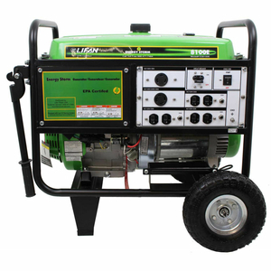 LIFAN POWER USA, 7500 WATTS, PORTABLE GENERATOR, GASOLINE, ELECTRIC/RECOIL START,120/240V by Equip Source LLC.