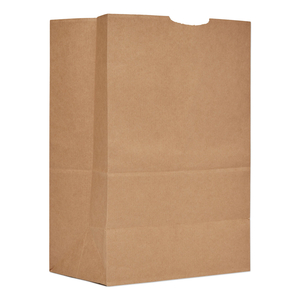 GROCERY PAPER BAGS, 57 LB CAPACITY, 1/6 BBL, 12" X 7" X 17", KRAFT, 500 BAGS by AJM Packaging Corporation